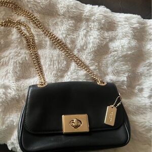 Mini Coach Cassidy Crossbody Bag with Gold Chain